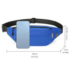 Riñonera Deportiva Impermeable Cruzada Ligera con Compartimento para Teléfono y Salida para Auriculares