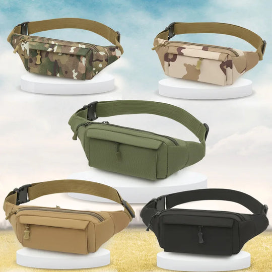 Riñonera Táctica Militar Impermeable para Hombre - Resistente y Funcional