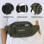 Riñonera Deportiva Impermeable de Nailon - Gran Capacidad para Teléfono
