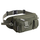 Riñonera Antisalpicaduras para Hombre - Mochila de Cintura Grande y Táctica para Viajes y Deportes