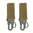 Riñonera Táctica de Nylon con Clip Metálico y Llavero – Riñonera Deportiva para Senderismo y Caza