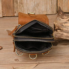 Riñonera Deportiva Hombre Piel Genuina - Bolso Bandolera Móvil