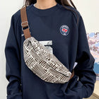 Riñonera Deportiva Mujer con Estampado Geométrico - Bolsa Pechera Urbana