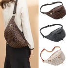 Riñonera Deportiva de Cuero para Mujer - Bolso de Cintura Elegante