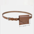 Riñonera Deportiva Elegante de Cuero para Mujer - Bolso Cruzado y Cinturón