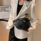 Riñonera Deportiva Mujer - Bolso Pechera de Piel Sintética, Elegante y Espaciosa