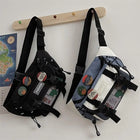 Riñonera Deportiva Unisex Vintage - Bolso Bandolera Casual Cómodo