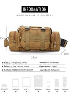 Riñonera Grande Táctica Militar Unisex - Máxima Capacidad y Durabilidad