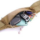 Riñonera Deportiva de Nylon para Correr - Bolsa de Cintura con Cremallera Impermeable