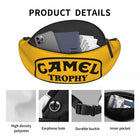 Riñonera Deportiva Camel Trophy para Hombre y Mujer - Bolsa de Cintura para Correr