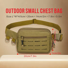 Riñonera Táctica Militar Unisex - Resistente y Funcional