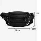 Riñonera de Cuero Genuino para Hombre - Bolso Cruzado de Lujo con Múltiples Bolsillos