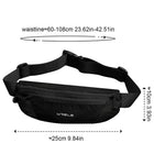 Riñonera Deportiva Impermeable para Mujer - Cinturón de Running, Maratón, Ciclismo y Fitness