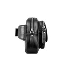 Riñonera de Cuero para Hombre - Bolso de Piel de Vestir Grande y Elegante