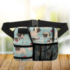 Riñonera de Enfermera con Estampado Animal - Bolsa Cintura Ajustable Multibolsillos para Veterinarios y Amantes de Mascotas
