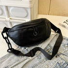 Riñonera de Cuero para Mujer - Bolso de Piel de Vestir Elegante