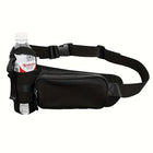 Riñonera Deportiva Impermeable para Botella de Agua, Bolsa de Cintura de Gran Capacidad para Hombre y Mujer