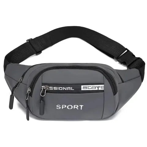 Riñonera Deportiva Impermeable de Nailon - Gran Capacidad para Teléfono