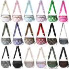 Riñonera de Cintura para Mujer - Bolso Bandolera de Nylon Negro Casual