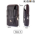 Riñonera Deportiva Hombre KISMIS - Bolso de Cintura Grande Multifuncional con Correa Ajustable