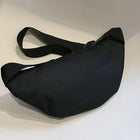 Riñonera Deportiva Unisex Negra - Bolso Bandolera Casual Cómodo