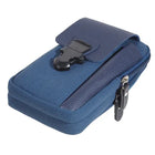 Riñonera Deportiva Hombre - Bolsa de Cintura Pequeña con Cremallera para Móvil y Tarjetas