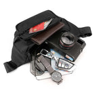 Riñonera Hombre Nylon Multibolsillos - Bolsa de Cintura para Moto, Deporte y Escalada