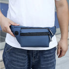 Riñonera Deportiva Impermeable para Hombre - Bolsa de Pecho y Cintura Multifuncional