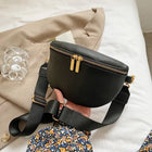 Riñonera Deportiva Mujer - Bolso de Cintura de Piel Sintética Suave, Diseño Simple y Elegante