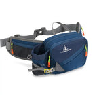 Riñonera Running Deportiva de Nylon con Portabotellas Ajustable para Senderismo y Trail