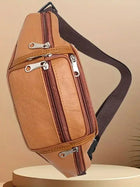 Riñonera de Cuero para Hombre 2025 - Bolso Bandolera Multifuncional Elegante y Deportivo