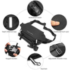Riñonera de Cintura para Hombre - Bolso Bandolera Casual Grande y Resistente