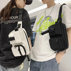 Riñonera Deportiva Unisex Negra - Múltiples Bolsillos y Gran Capacidad