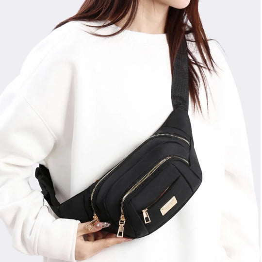Riñonera de Cintura para Mujer - Bolso Bandolera Grande y Casual