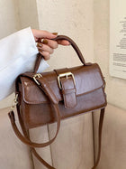 Riñonera Mujer Vintage Marrón - Bolso Bandolera Casual de Cintura