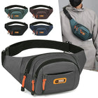 Riñonera Grande Unisex - Bolso Bandolera Casual de Cintura