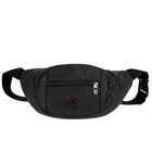 Riñonera de Lona para Hombre, Bolso Pechero Multifuncional Grande, Cartera de Negocios