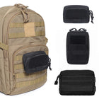 Riñonera Deportiva Táctica CLUSGO EDC Molle - Negra y Marrón