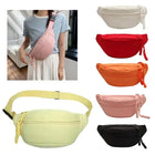 Riñonera Deportiva para Mujer - Bolsa de Cintura Oxford Colorida y Versátil