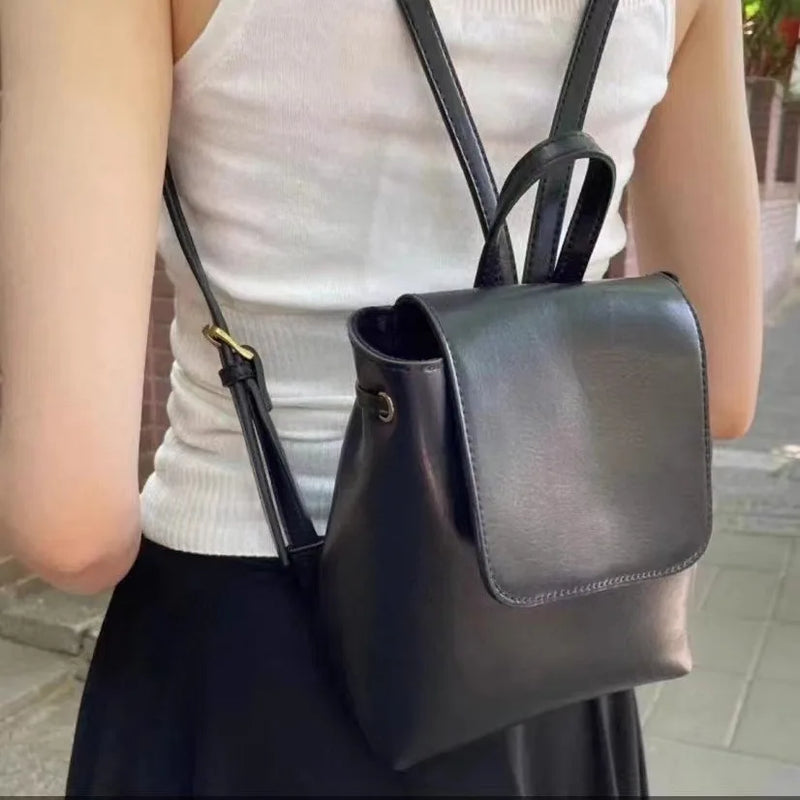 Riñonera Mujer Vintage Marrón - Bolso Bandolera Casual de Cintura