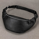 Riñonera de Cuero para Hombre - Bolso de Piel de Vestir Mini y Elegante