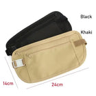 Riñonera Deportiva de Nylon con Cardholder - Negra y Caqui