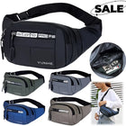 Riñonera Deportiva Antirrobo Hombre - Gran Capacidad, Multifuncional, Nylon