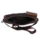 Riñonera Deportiva Hombre - Bolso Bandolera Sintético para Viajes de Negocios