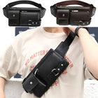 Riñonera Deportiva de Cuero para Hombre - Bolsa Multiusos para Actividades al Aire Libre