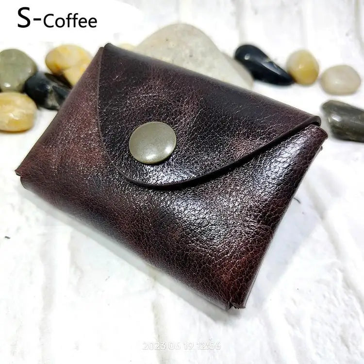 Riñonera de Cuero Unisex - Bolso de Piel de Vestir Mini
