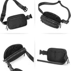 Riñonera Deportiva Unisex para Yoga, Running y Fitness - Bolsa Portátil de Cintura con Cremallera