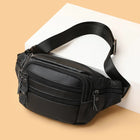 Riñonera de Viaje para Hombre de Cuero Genuino - Bolso de Cintura Elegante