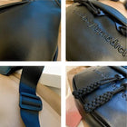 Riñonera Deportiva Negra para Mujer - Bolso de Cintura con Cremallera y Cadena