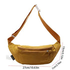 Riñonera Deportiva Unisex - Bolsa Cruzada Grande y Versátil